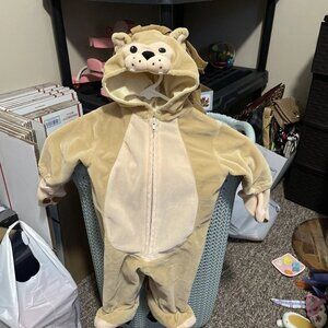 miniwear Tan and Cream Lion Onesie Halloween Costume